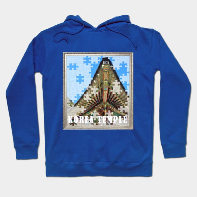 Korea temple Hoodie by rejoicemantra